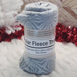 Manhattan Heights Polar Fleece Throw (100% Poly; 50" x 60") Blanket